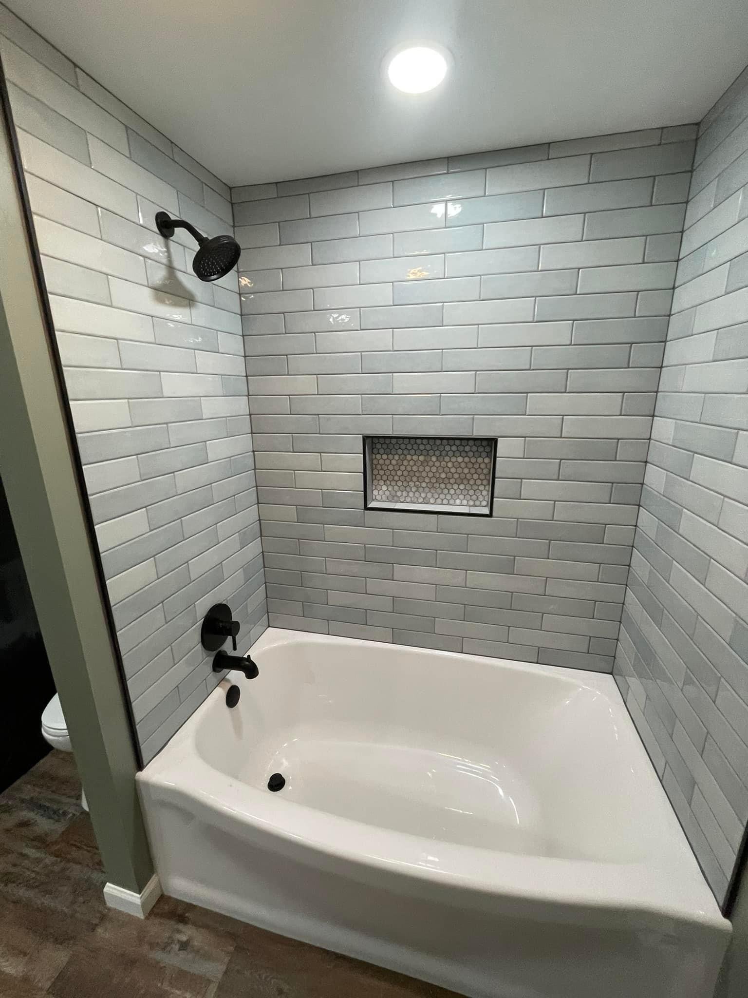 Bathroom fixture upgrade Joliet Mokena Homer Glen Shorewood contemporary lighting faucets IL