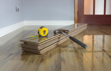Professional flooring installation